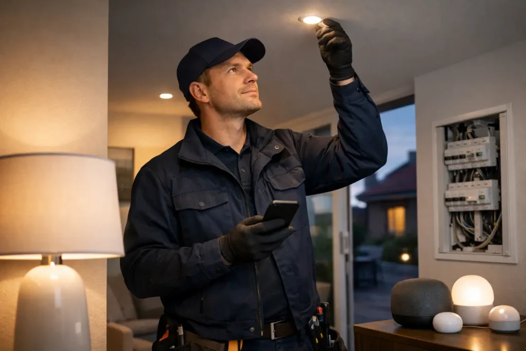 Koppla Smart Belysning Rätt Och Säkert Hemma